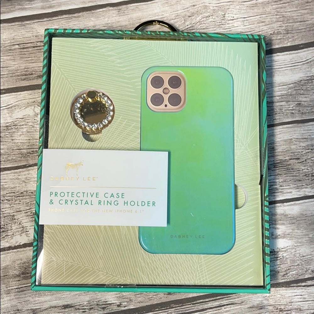 Dabney Lee Green IPhone 12 Pro Case & Ring Holder